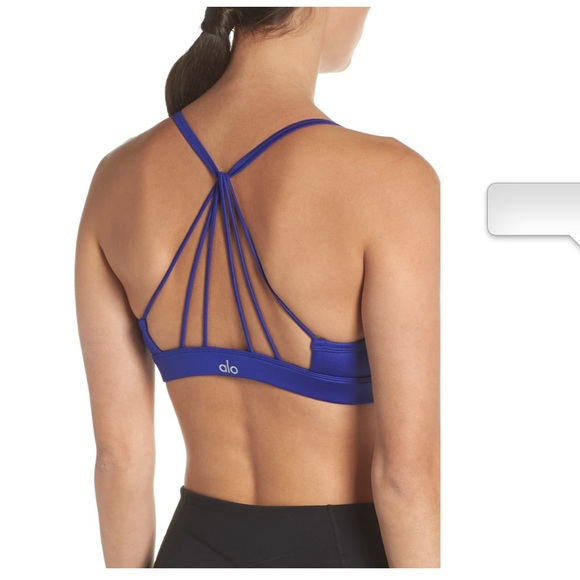 ALO Yoga Other - ALO YOGA**Sunny Strappy Bra**Sapphire Glossy**$60